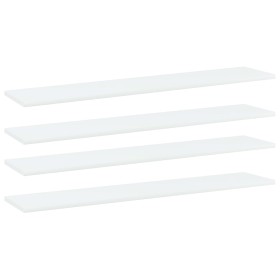 Estantes para estantería 4uds contrachapada blanco 100x20x1,5cm en Estanterías | Comprar online en Foru.es