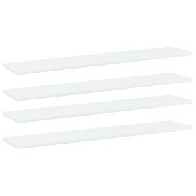 Estantes para estantería 4uds contrachapada blanco 100x20x1,5cm en Estanterías | Comprar online en Foru.es