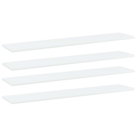 Estantes para estantería 4uds contrachapada blanco 100x20x1,5cm en Estanterías | Comprar online en Foru.es