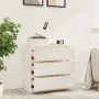 Solid white mango wood bedside table 60x36x64 cm by vidaXL, Nightstands - Ref: Foro24-808094, Price: 93,35 €, Discount: %