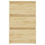 Mesitas de noche 2 uds madera maciza de pino 40x29,5x64 cm de vidaXL, Mesitas de noche - Ref: Foro24-808084, Precio: 85,47 €,...