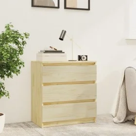 Nachttisch aus massivem Kiefernholz, 60 x 36 x 64 cm von vidaXL, Nachttische - Ref: Foro24-808093, Preis: 68,14 €, Rabatt: %