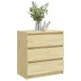 Mesita de noche madera maciza de pino 60x36x64 cm de vidaXL, Mesitas de noche - Ref: Foro24-808093, Precio: 68,14 €, Descuent...