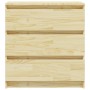 Mesita de noche madera maciza de pino 60x36x64 cm de vidaXL, Mesitas de noche - Ref: Foro24-808093, Precio: 68,75 €, Descuent...