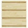 Mesita de noche madera maciza de pino 60x36x64 cm de vidaXL, Mesitas de noche - Ref: Foro24-808093, Precio: 68,14 €, Descuent...