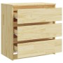 Mesita de noche madera maciza de pino 60x36x64 cm de vidaXL, Mesitas de noche - Ref: Foro24-808093, Precio: 68,75 €, Descuent...