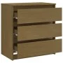 Mesita de noche madera maciza de mango marrón miel 60x36x64 cm de vidaXL, Mesitas de noche - Ref: Foro24-808096, Precio: 89,2...