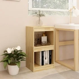 Estantería madera maciza de pino 40x30x71,5 cm de vidaXL, Librerías y estanterías - Ref: Foro24-808133, Precio: 42,35 €, Desc...