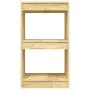 Estantería madera maciza de pino 40x30x71,5 cm de vidaXL, Librerías y estanterías - Ref: Foro24-808133, Precio: 42,35 €, Desc...
