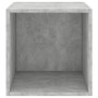 Armario de pared 2 uds madera gris hormigón 37x37x37 cm en Estanterías | Comprar online en Foru.es