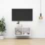 Mueble de pared para TV madera contrachapada blanco 37x37x72 cm en Muebles TV | Comprar online en Foru.es
