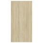 Mueble de pared para TV madera contrachapada roble 37x37x72 cm en Muebles TV | Comprar online en Foru.es
