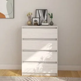 Solid white pine wood auxiliary cabinet 60x36x84 cm by vidaXL, Sideboards - Ref: Foro24-808104, Price: 105,50 €, Discount: %