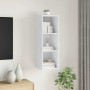 Mueble de pared para TV madera contrachapada blanco 37x37x107cm en Muebles TV | Comprar online en Foru.es