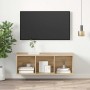 Mueble de pared para TV madera contrachapada roble 37x37x72 cm en Muebles TV | Comprar online en Foru.es