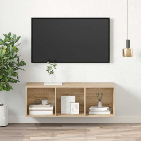 Mueble de pared para TV madera contrachapada roble 37x37x72 cm en Muebles TV | Comprar online en Foru.es