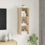 Mueble de pared para TV madera contrachapada roble 37x37x72 cm en Muebles TV | Comprar online en Foru.es