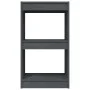Estantería madera maciza de pino gris 40x30x71,5 cm de vidaXL, Librerías y estanterías - Ref: Foro24-808135, Precio: 28,71 €,...