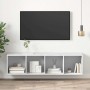 TV de pared con madera contrachapada blanco 37x37x142,5 cm en Muebles TV | Comprar online en Foru.es