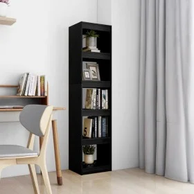 Estantería/divisor de espacios pino negro 40x30x167,5 cm de vidaXL, Librerías y estanterías - Ref: Foro24-808152, Precio: 90,...