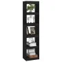 Estantería/divisor de espacios pino negro 40x30x167,5 cm de vidaXL, Librerías y estanterías - Ref: Foro24-808152, Precio: 90,...