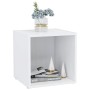Mueble para TV madera contrachapada blanco 37x35x37 cm en Muebles TV | Comprar online en Foru.es
