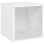 Muebles para TV 2 uds madera contrachapada blanco 37x35x37 cm en Muebles TV | Comprar online en Foru.es