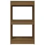 Estantería madera maciza de pino marrón miel 40x30x71,5 cm de vidaXL, Librerías y estanterías - Ref: Foro24-808136, Precio: 3...