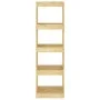 Estantería divisor de espacios madera de pino 40x30x135,5 cm de vidaXL, Librerías y estanterías - Ref: Foro24-808143, Precio:...