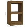Estantería madera maciza de pino marrón miel 40x30x71,5 cm de vidaXL, Librerías y estanterías - Ref: Foro24-808136, Precio: 3...