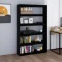 Estantería/divisor de espacios pino negro 100x30x167,5 cm de vidaXL, Librerías y estanterías - Ref: Foro24-808227, Precio: 12...