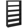 Estantería/divisor de espacios pino negro 100x30x167,5 cm de vidaXL, Librerías y estanterías - Ref: Foro24-808227, Precio: 12...
