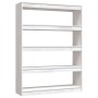 Estantería divisor de espacios pino blanco 100x30x135,5 cm de vidaXL, Librerías y estanterías - Ref: Foro24-808219, Precio: 1...