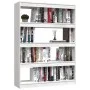 Estantería divisor de espacios pino blanco 100x30x135,5 cm de vidaXL, Librerías y estanterías - Ref: Foro24-808219, Precio: 1...