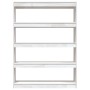 Estantería divisor de espacios pino blanco 100x30x135,5 cm de vidaXL, Librerías y estanterías - Ref: Foro24-808219, Precio: 1...