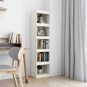 Estantería/divisor de espacios pino blanco 40x30x167,5 cm de vidaXL, Librerías y estanterías - Ref: Foro24-808149, Precio: 75...
