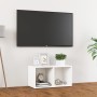 Mueble para TV madera contrachapada blanco 72x35x36,5 cm en Muebles TV | Comprar online en Foru.es