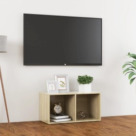 Mueble para TV madera contrachapada roble Sonoma 72x35x36,5 cm en Muebles TV | Comprar online en Foru.es