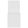 Zapatero de recibidor madera contrachapada blanco 105x35,5x70cm de vidaXL, Zapateros y organizadores de calzado - Ref: Foro24...