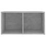 Mueble para TV madera contrachapada gris hormigón 72x35x36,5 cm en Muebles TV | Comprar online en Foru.es