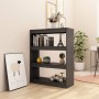 Estantería divisor de espacios madera pino gris 100x30x103 cm de vidaXL, Librerías y estanterías - Ref: Foro24-808215, Precio...