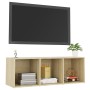 Mueble para TV madera contrachapada roble Sonoma 107x35x37 cm en Muebles TV | Comprar online en Foru.es