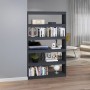 Estantería/divisor de espacios pino gris 100x30x167,5 cm de vidaXL, Librerías y estanterías - Ref: Foro24-808225, Precio: 96,...