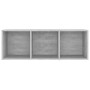 Mueble de TV madera contrachapada gris hormigón 107x35x37 cm en Muebles TV | Comprar online en Foru.es