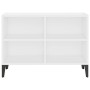 Mueble de TV con patas de metal blanco 69,5x30x50 cm en Muebles TV | Comprar online en Foru.es