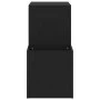 Zapatero de recibidor madera contrachapada negro 105x35,5x70 cm de vidaXL, Zapateros y organizadores de calzado - Ref: Foro24...