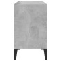 Mueble de TV con patas metal gris hormigón 69,5x30x50 cm en Muebles TV | Comprar online en Foru.es