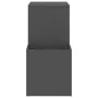 Zapatero de recibidor madera contrachapada gris 105x35,5x70 cm de vidaXL, Zapateros y organizadores de calzado - Ref: Foro24-...