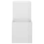 Zapatero de recibidor contrachapado blanco brillo 105x35,5x70cm de vidaXL, Zapateros y organizadores de calzado - Ref: Foro24...