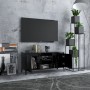 Mueble de TV con patas de metal negro 103,5x35x50 cm en Muebles TV | Comprar online en Foru.es
